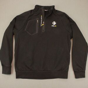 RLX Ralph Lauren Hoodie Mens XL Black Sweater Performance Sweatshirt 1/4 Zip